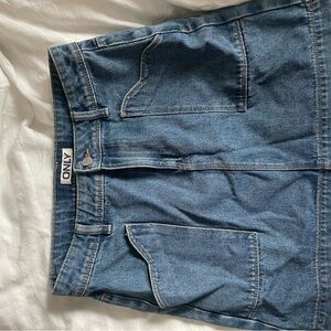 ONLY Classic Blue Denim Skirt